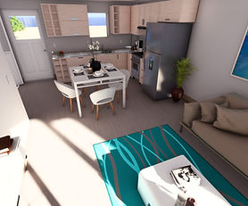 Caribbean Town - Port Au Prince model