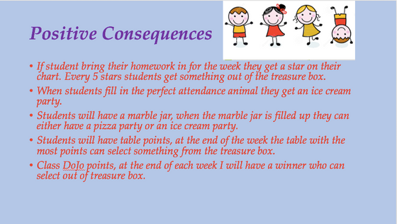 Classroom Management Plan