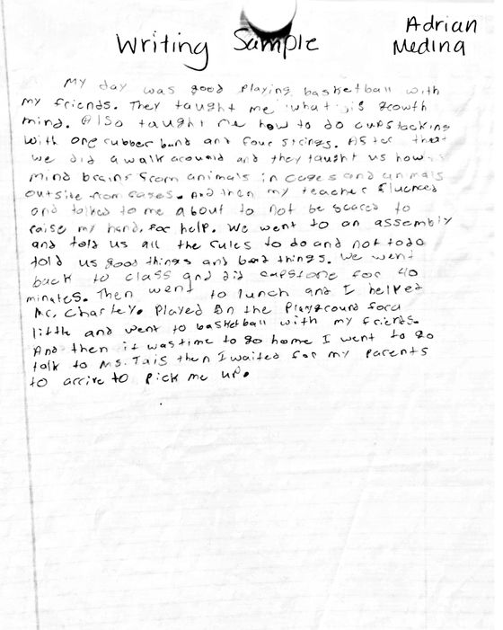 Student Writing Analysis