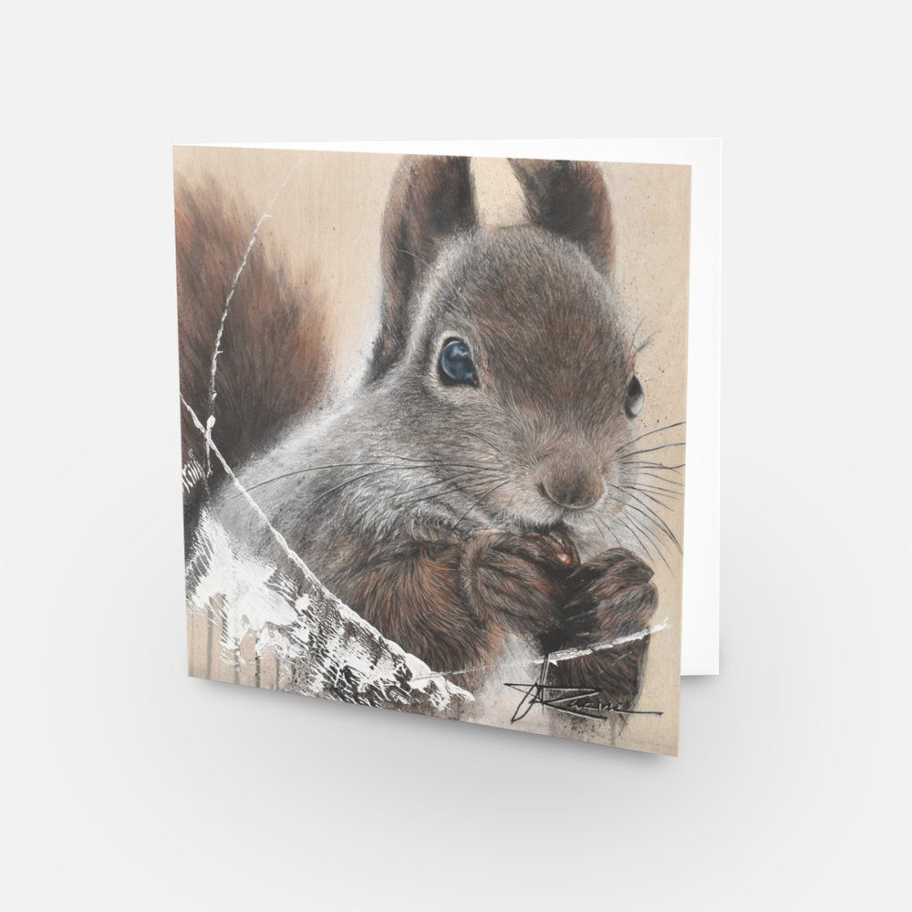 Carte de souhaits - Écureuil