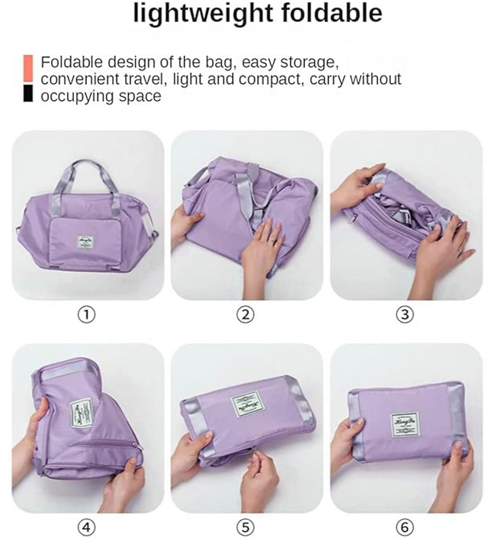 Thumbnail: Foldable Travel Bag
