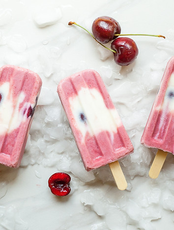 Cherry Popsicles