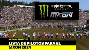 Lista de pilotos para el MXON 2024