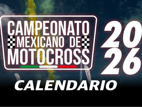 AMM anuncia el lanzamiento de su calendario de motocross para 2026.