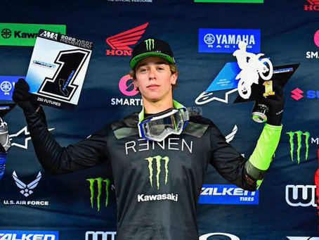 Ryder Difrancesco en los Nacionales del Pro Motocross