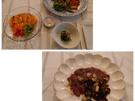 いてて、ちょっと腹筋痛〜。