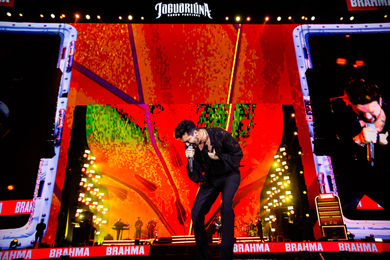 Luan Santana bate recorde de público e leva 40 mil pessoas nesse final de semana, a cidade de Jaguriúna, interior de São Paulo