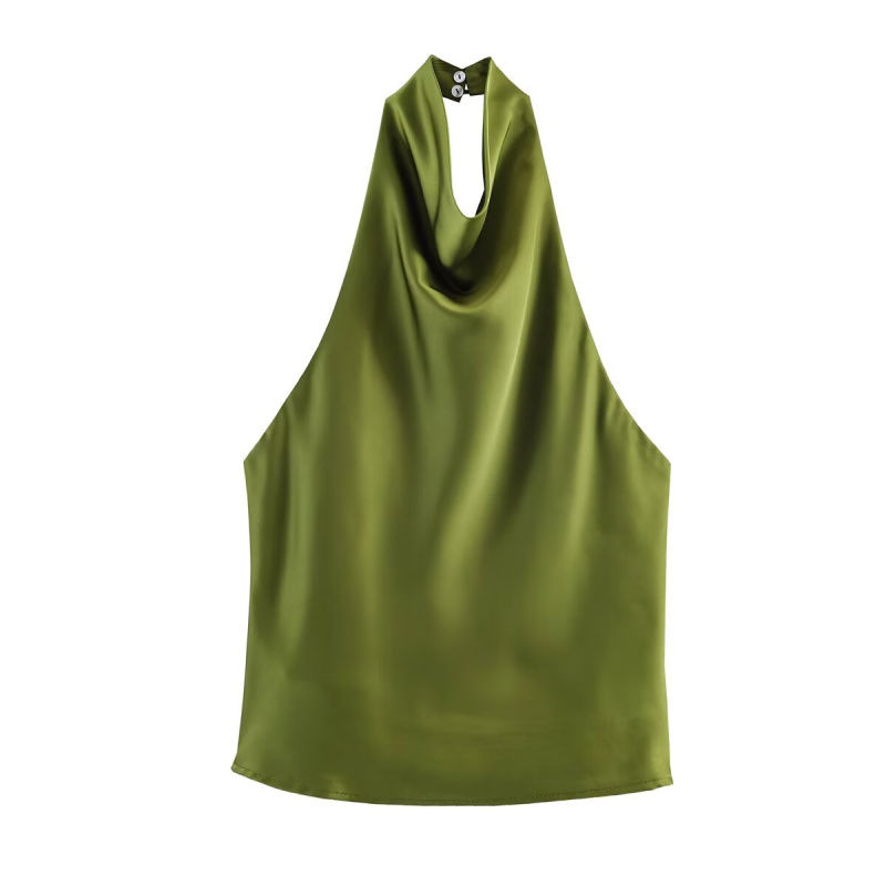 Miniatura: Blusa Frente Única em Cetim Elegante | SmartShop