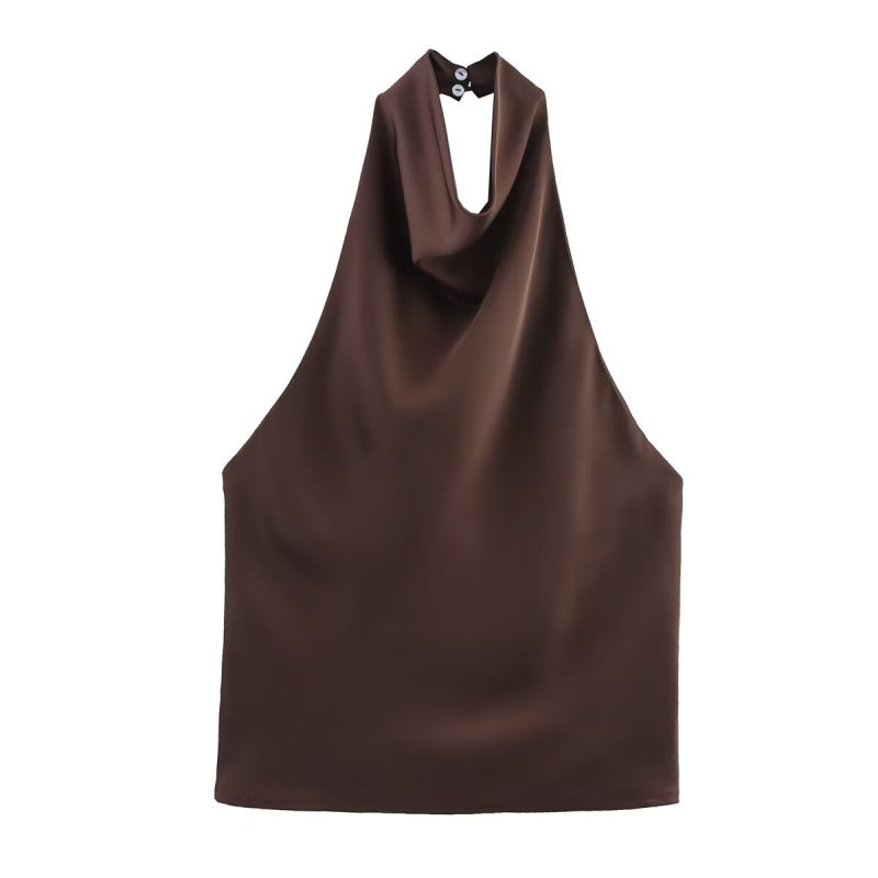 Miniatura: Blusa Frente Única em Cetim Elegante | SmartShop