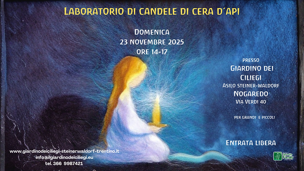 Laboratorio di candele di cera d'api