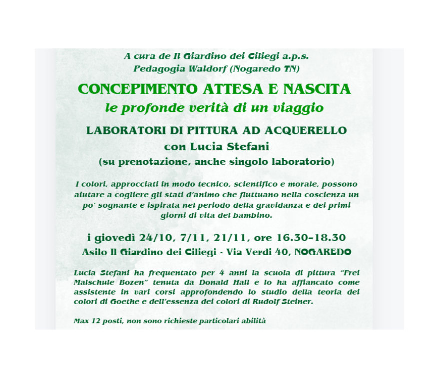 LABORATORI DI PITTURA AD ACQUERELLO con Lucia Stefani per adulti