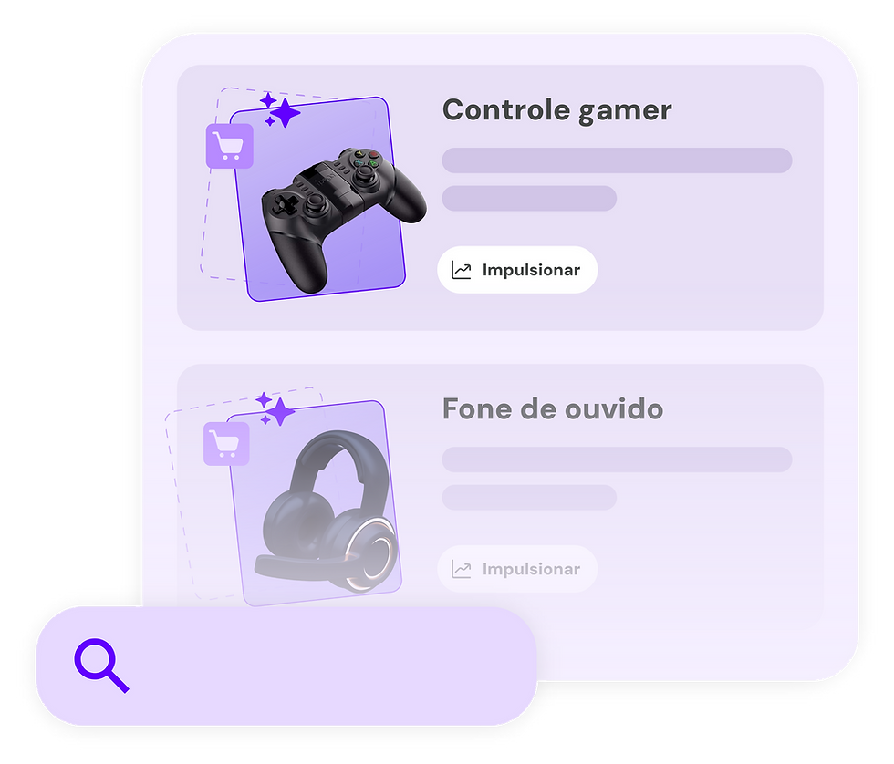 Controle gamer e fone de ouvido: compre agora!