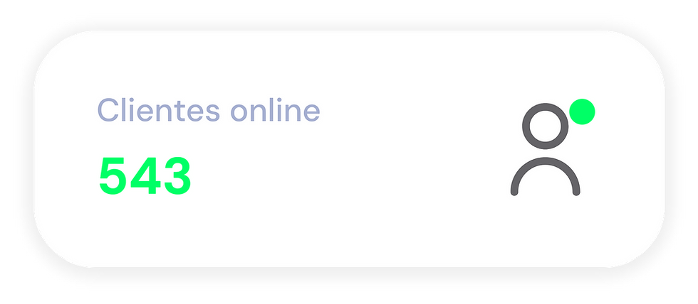 543 clientes en línea ahora