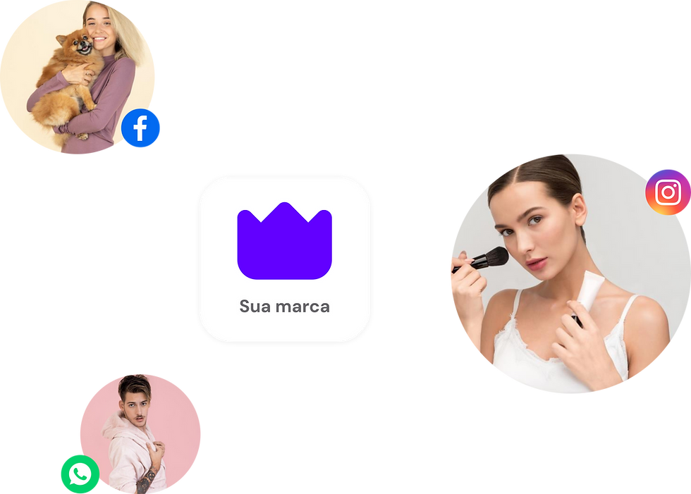 Your brand: Facebook, Instagram and WhatsApp images