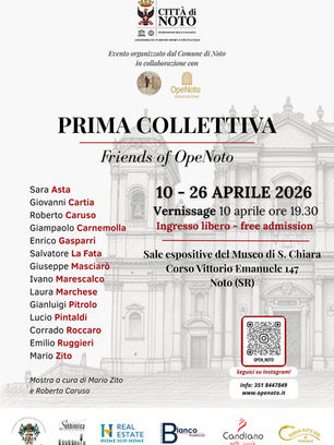 Mostra Friends of OpeNoto al Museo di Santa Chiara di Noto