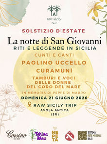 Solstizio d’estate ad Avola Antica: la Notte di San Giovanni da Raw Sicily