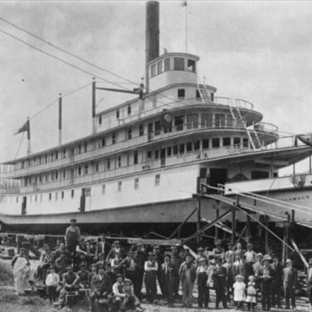 Building the S.S Sicamous