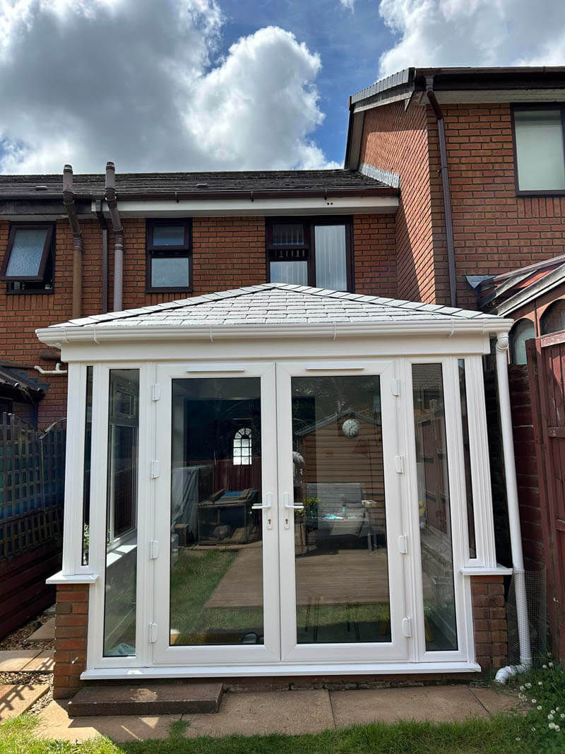 Our client was over the moon with the end result! This once outdated conservatory is now a bright, modern, and cosy living space.