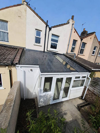 Solid Conservatory Roof Installation in Baptist Mills, Bristol