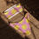 Thumbnail: Pink lemonade bandeau bikini