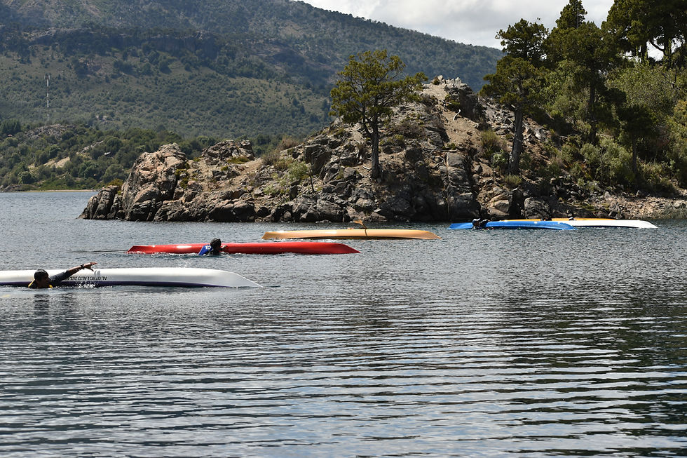 Competencia de Rescates por postas en Villa Pehuenia