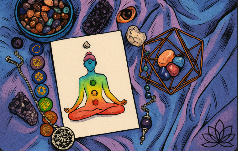 chakra overzicht met edelstenen