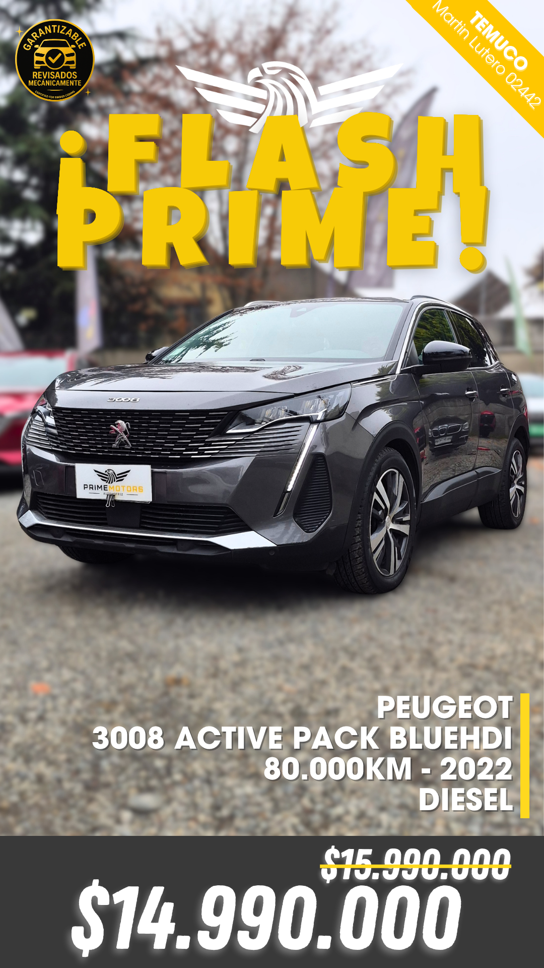 PEUGEOT 3008 ACTIVE PACK BLUEHDI
