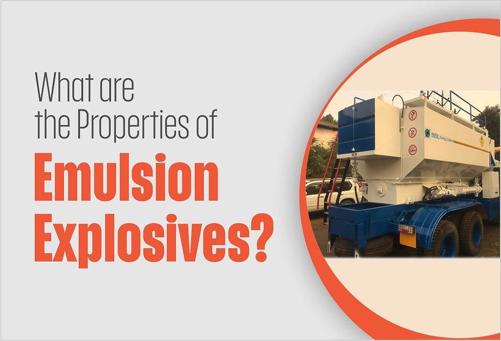 Emulsion Explosives