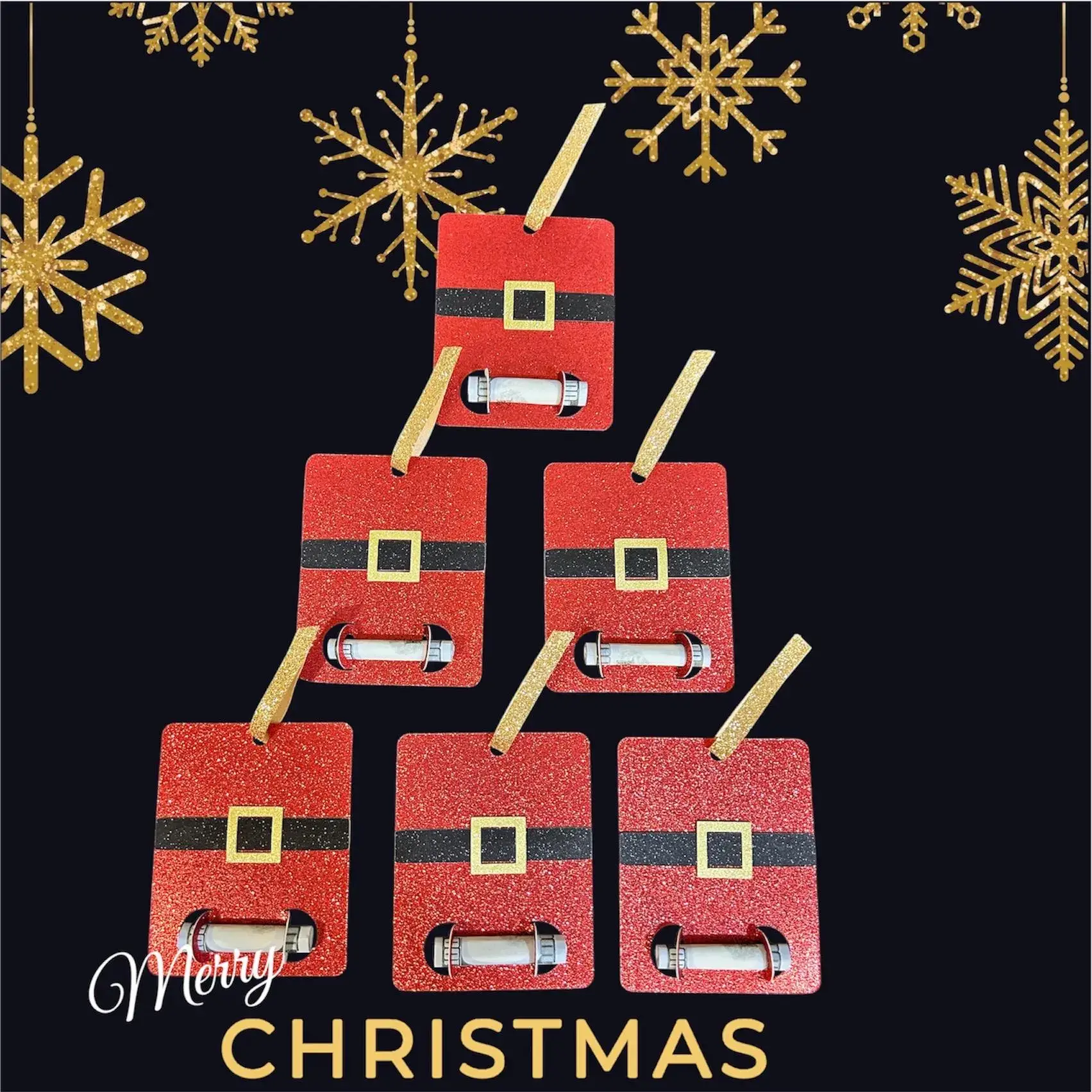 Christmas Santa Money Holder