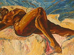 Dancer on the rocks