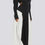 Thumbnail: Pleated wide leg  cut out jump suit