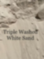 Triple Washed White Sand