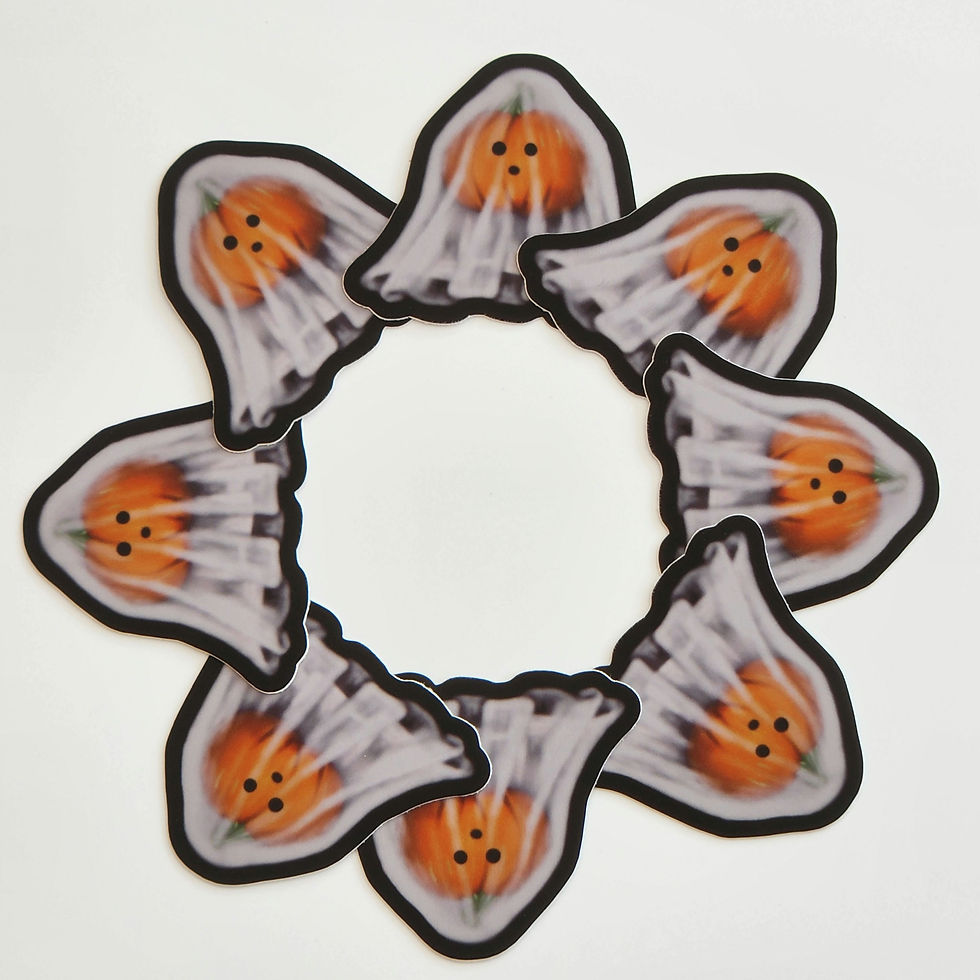 Thumbnail: Pumpkin Ghost Sticker