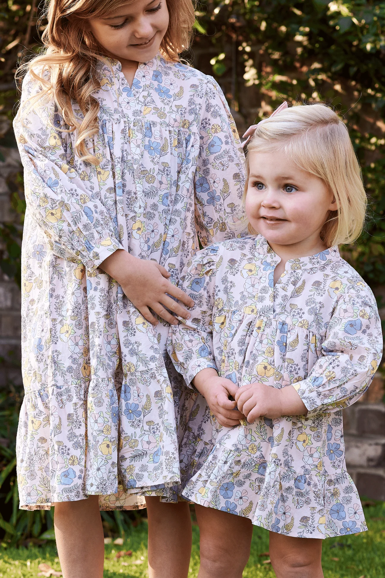 Cotton Lawn Little Day Gown in Light Pink.webp