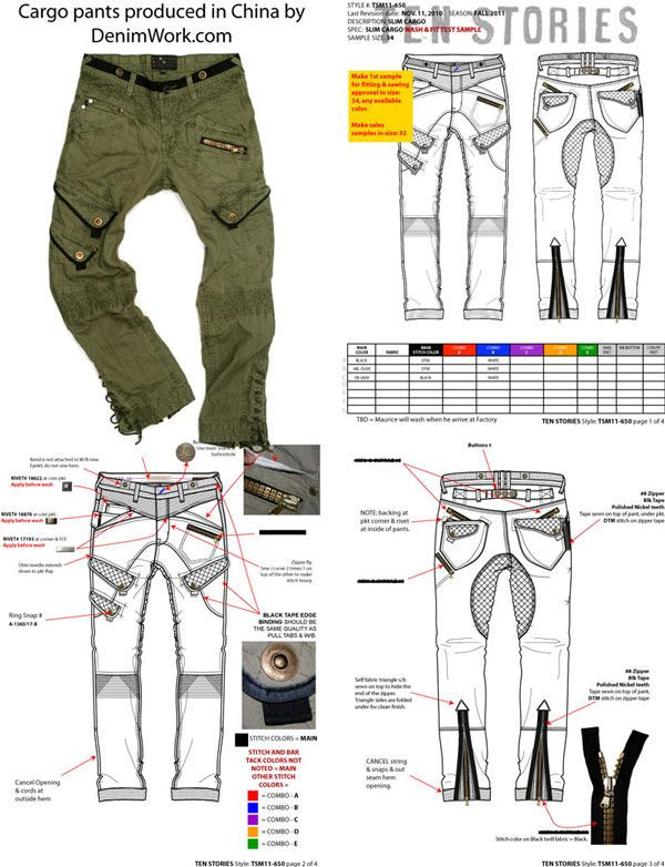 sweatpants tech pack