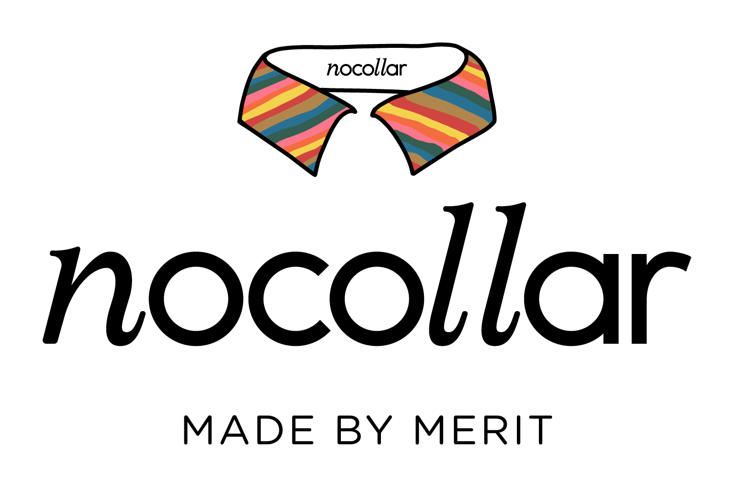 nocollar apparel brand's full-color primary logo in PNG format