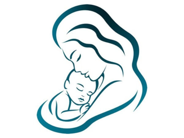 mother is holding a baby