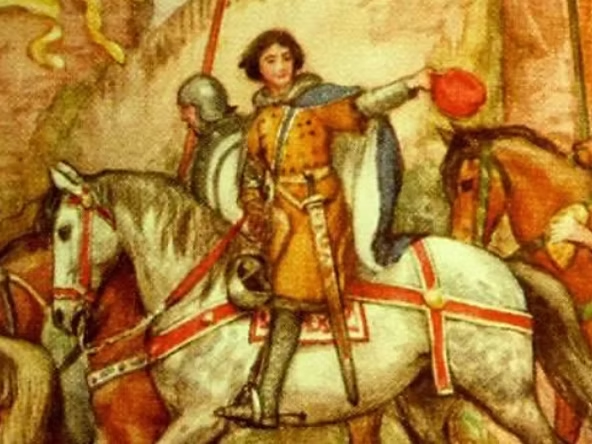 Sultan of Egypt riding a horse