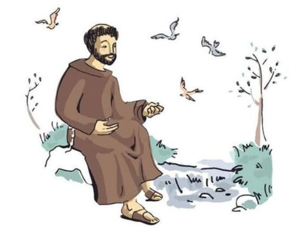 Francis Assisi talk to birds