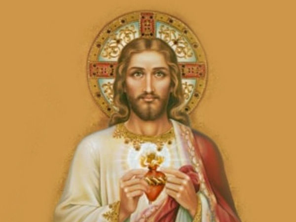 picture of a secret heart of Jesus