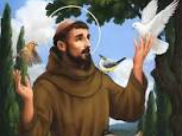 francis assissi praying to god