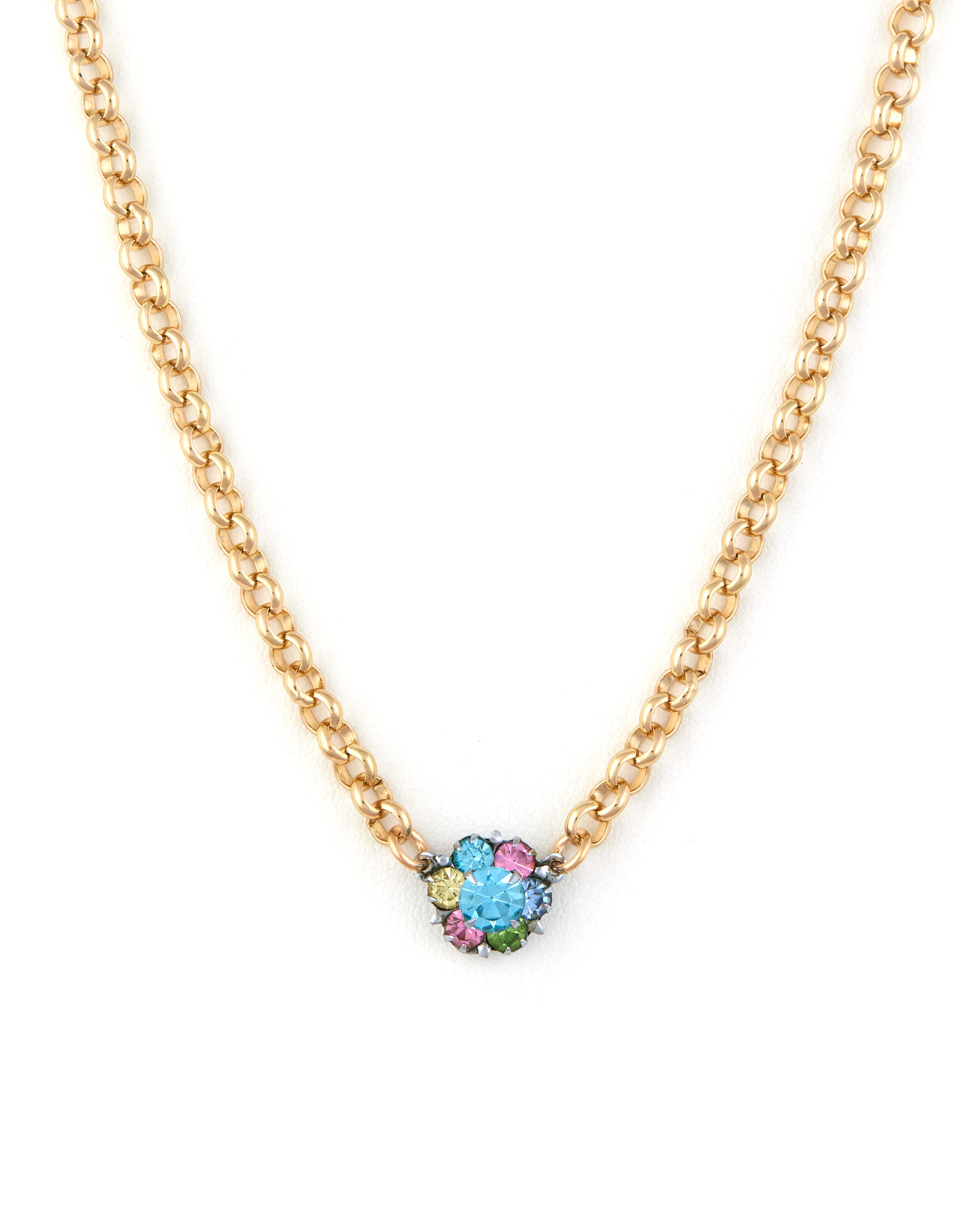 Vintage Rainbow Daisy Clusters