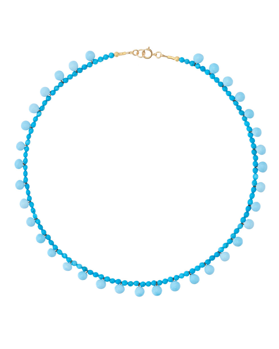 Art Deco Turquoise Drops