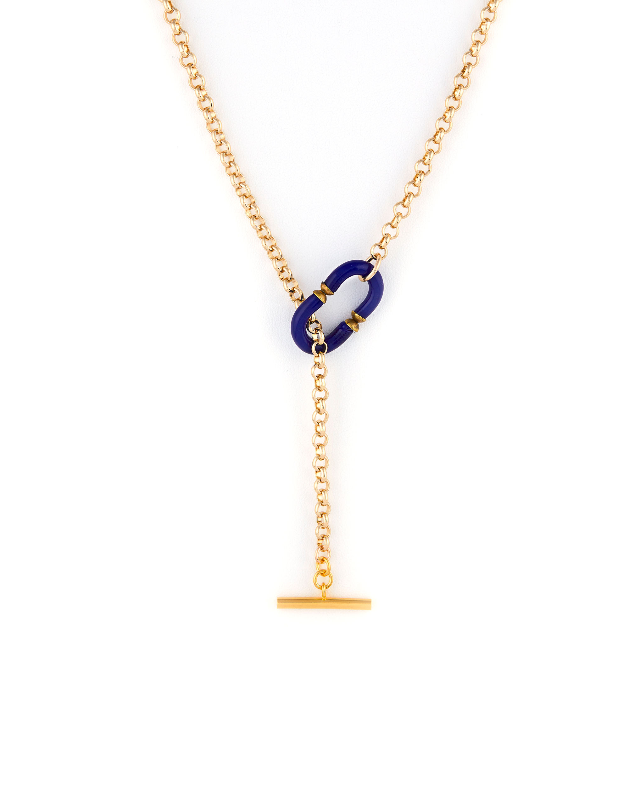 Vintage Chanel Glass Toggle & T Bar
