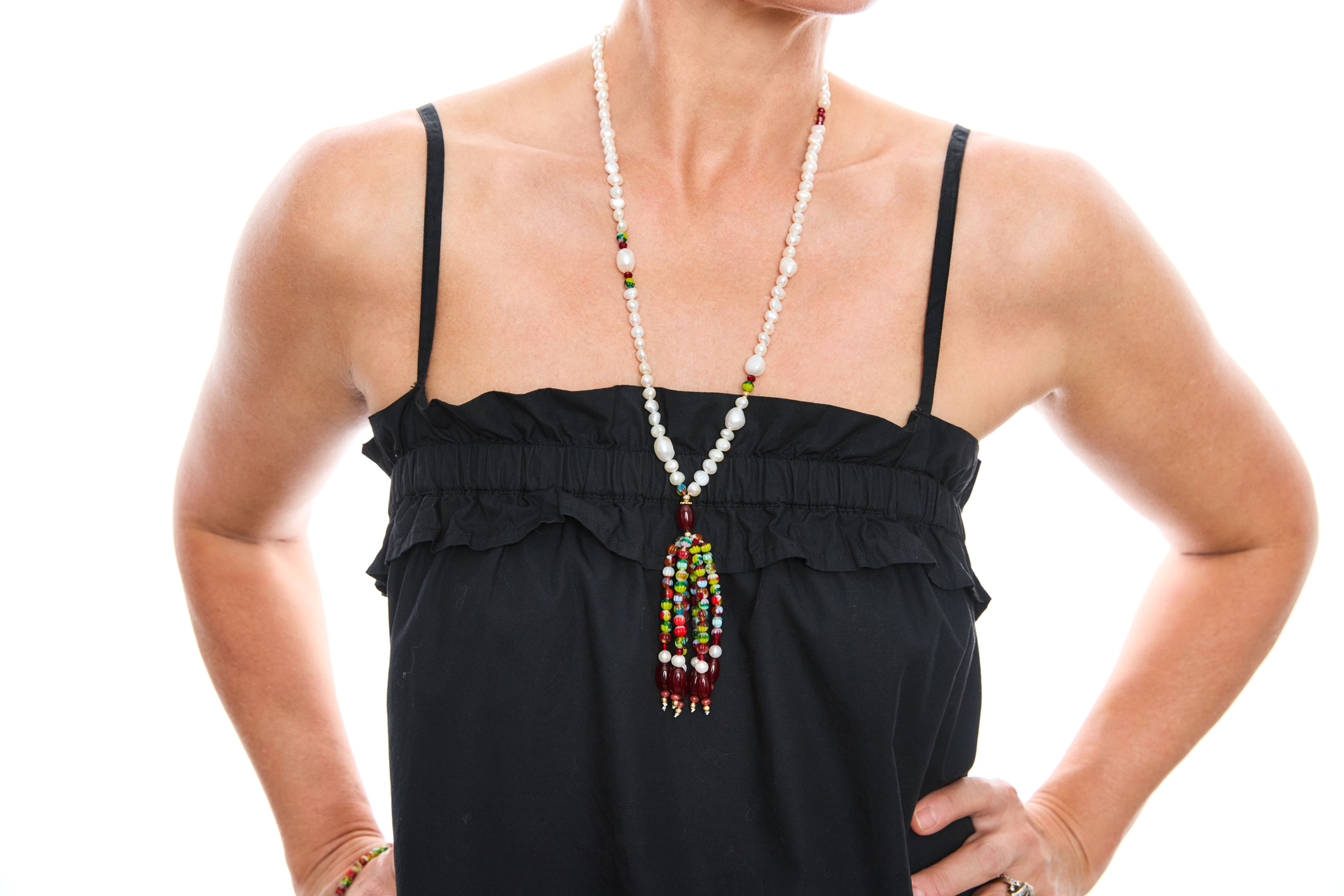 Freshwater Pearl Tassel Necklace