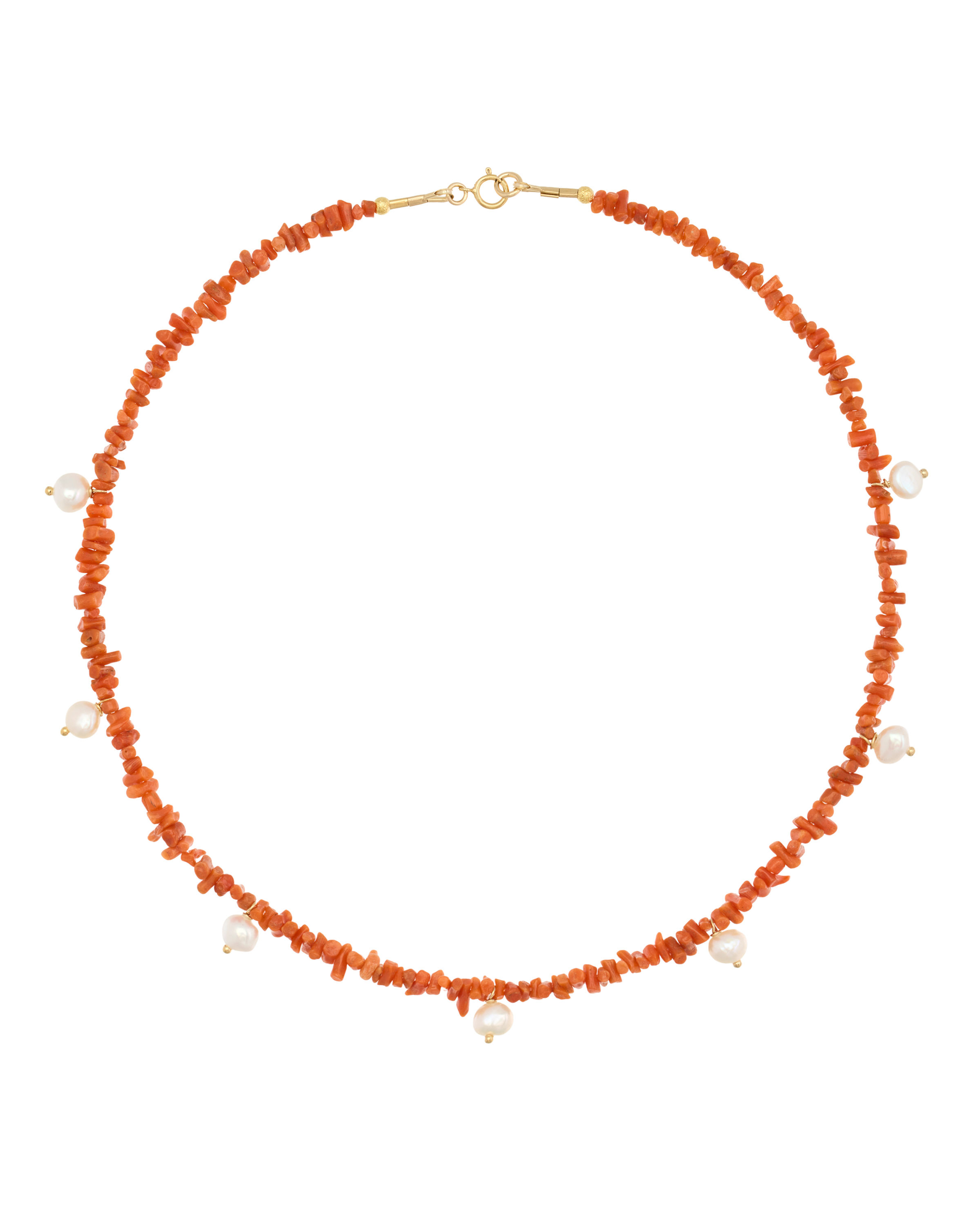 Vintage  Coral & Pearl Necklace