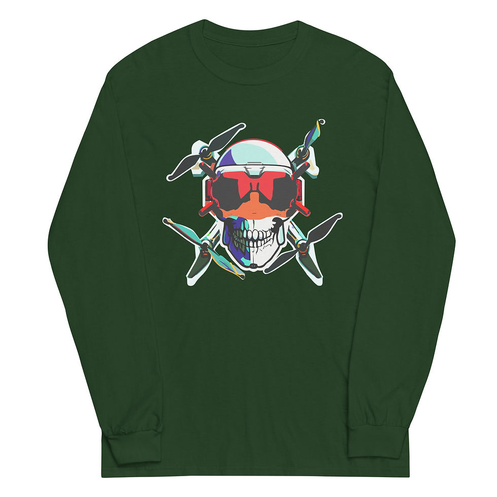 Thumbnail: Skull Long Sleeve Shirt