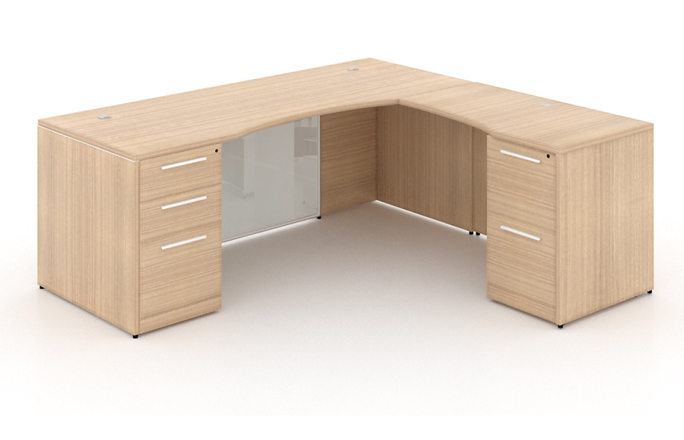 Thumbnail: Corp Design Curved L-Shape Desk