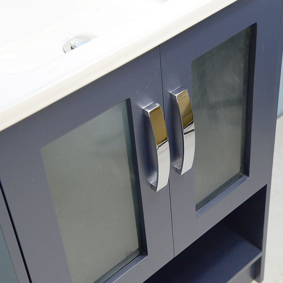 縮圖：24" Open-shelf Narrow Depth Vanity with One-piece Ceramic Top