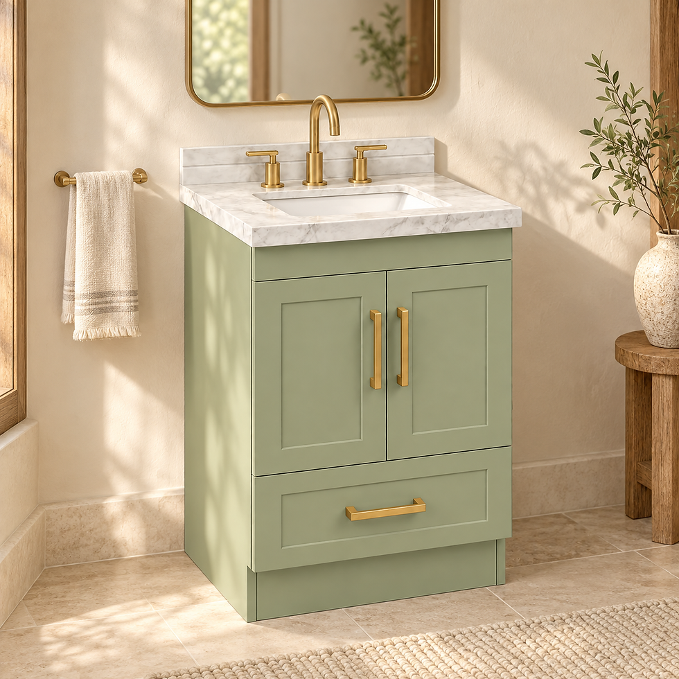縮圖：26” Solid Wood Bathroom Vanity with Sink